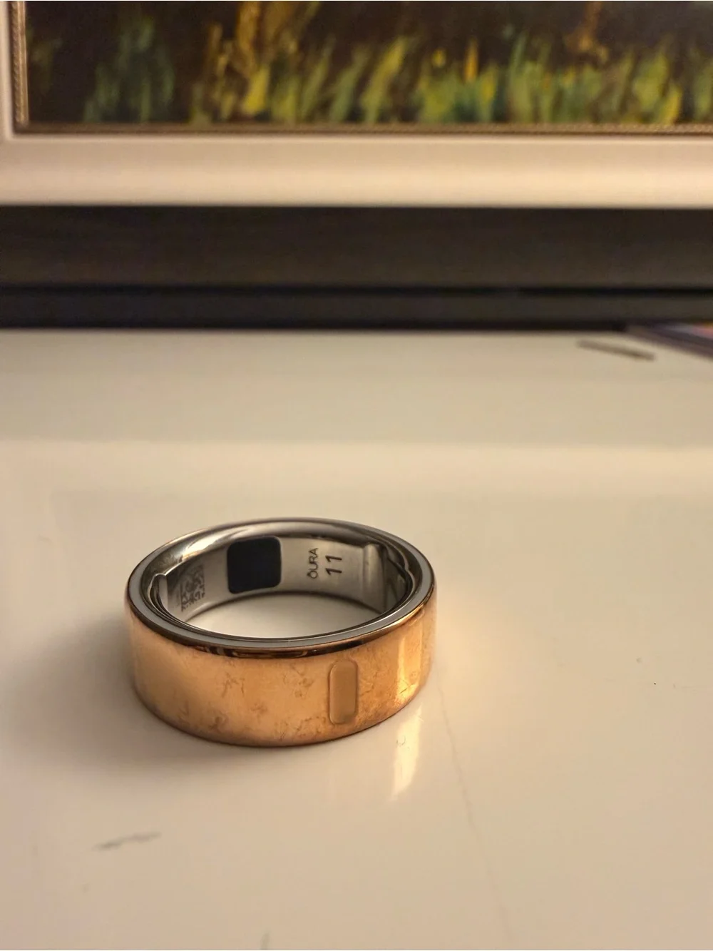 Rose Gold Oura Ring 4 Gen - size 11